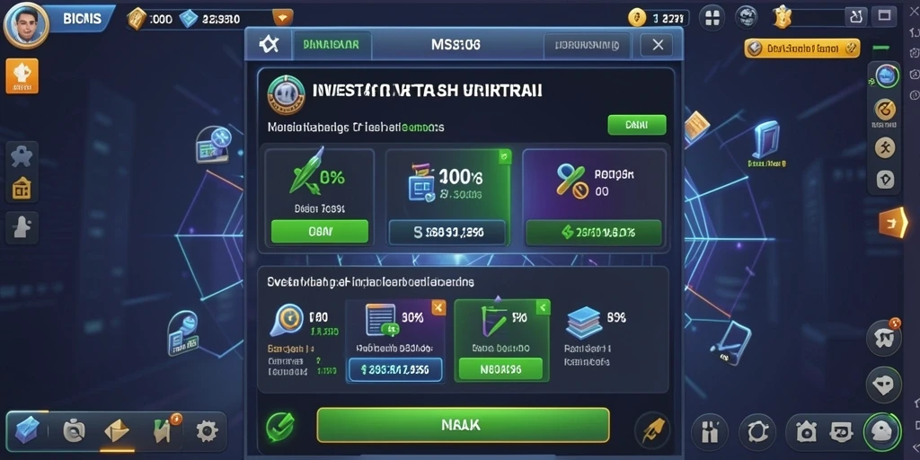 Gambar antarmuka permainan yang menarik.