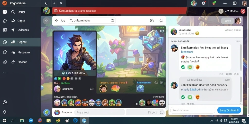 Screenshot menampilkan tampilan awal permainan yang menarik.