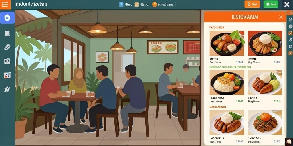 Tampilan antarmuka yang menarik dan user-friendly.