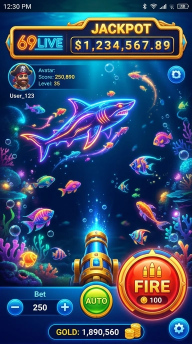 Cuplikan layar menu unduhan 69live untuk perangkat Android